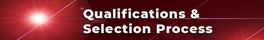 Qualifications and Selection Process Banner Red