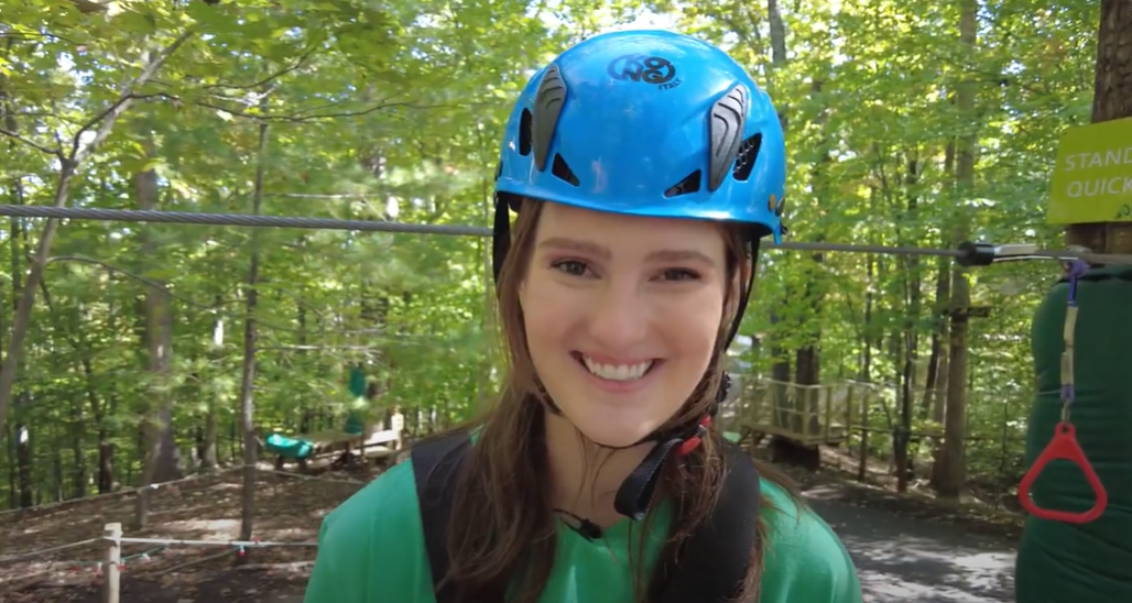 Kaelyn at TreeTop Quest