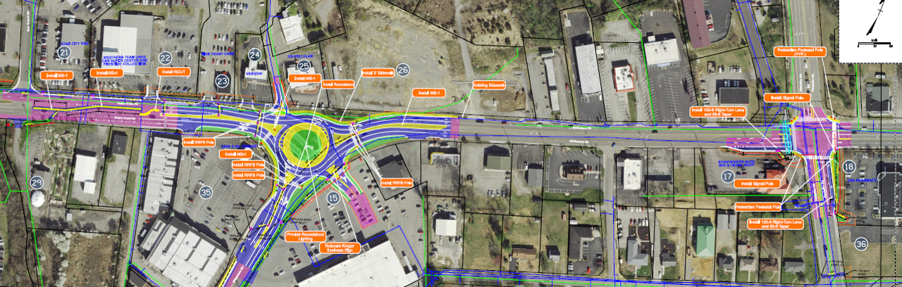 Peters Creek at Williamson and Plantation Concept Plan