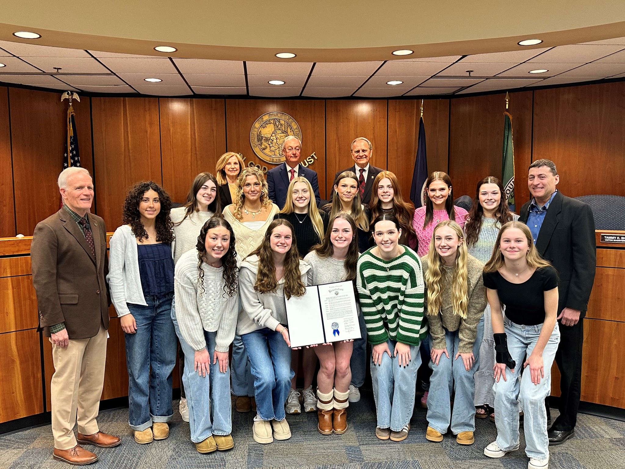 HVHS Volleyball Champions