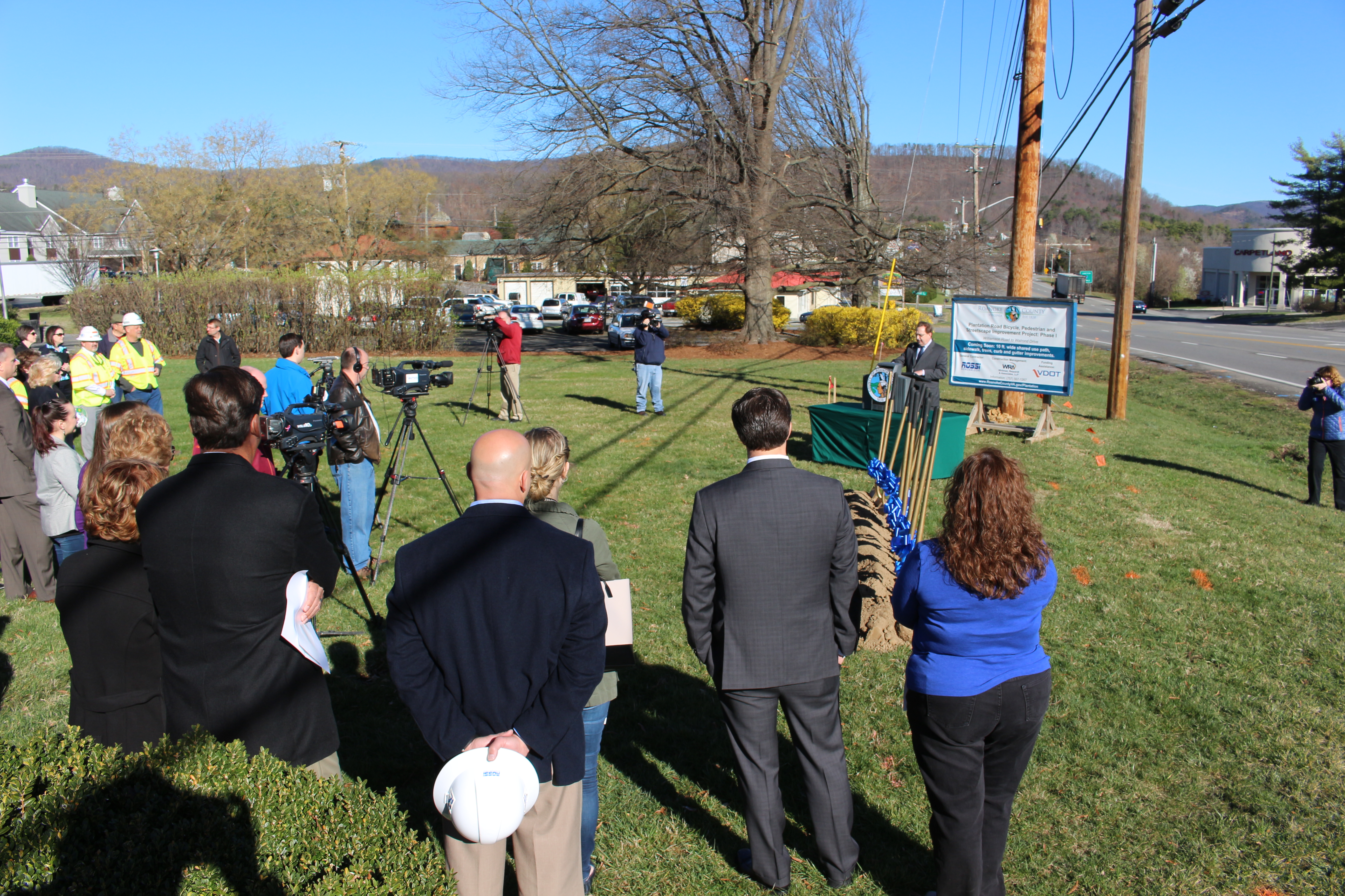 Plantation Road Groundbreaking - 3/8/2017